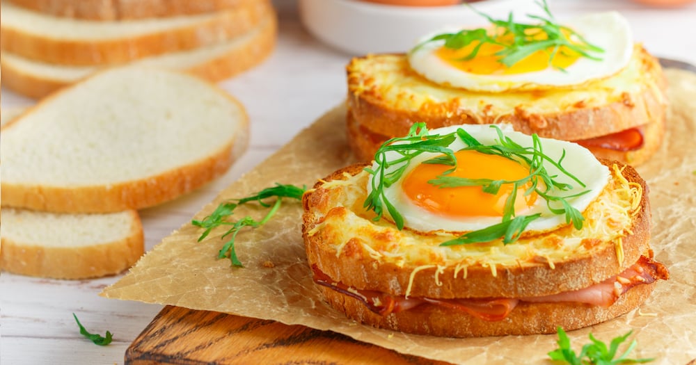 Un croque-madame chorizo et beaufort vite fait bien fait pour se régaler !