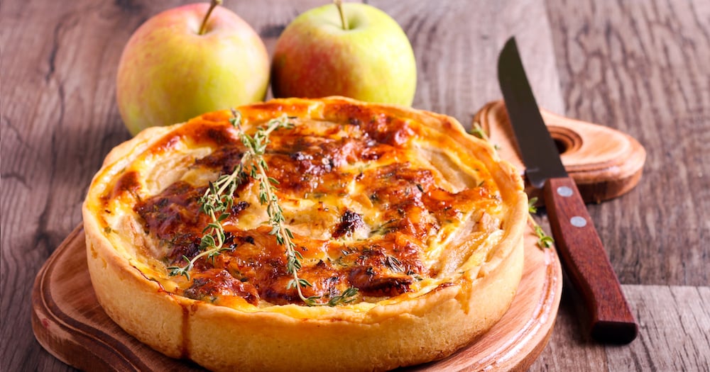 Quiche pommes camembert