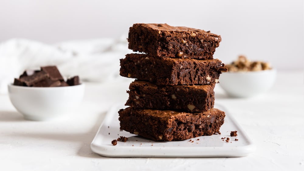 Brownie au chocolat et noisettes