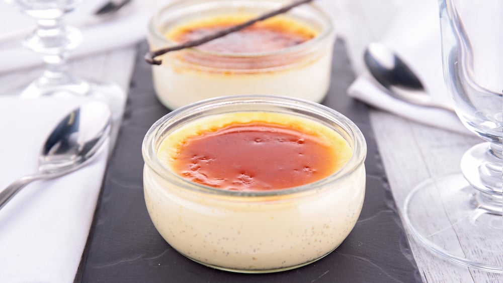 Gourmandise du jour : une crème au caramel beurre salé, super facile à faire !