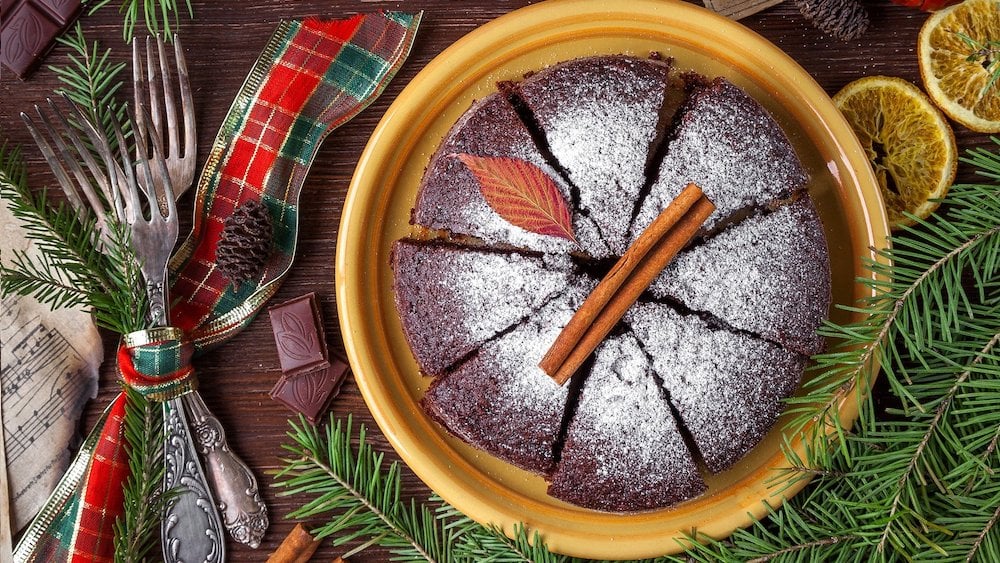 On adore ce gâteau au chocolat et aux épices de Noël, il est trop gourmand !