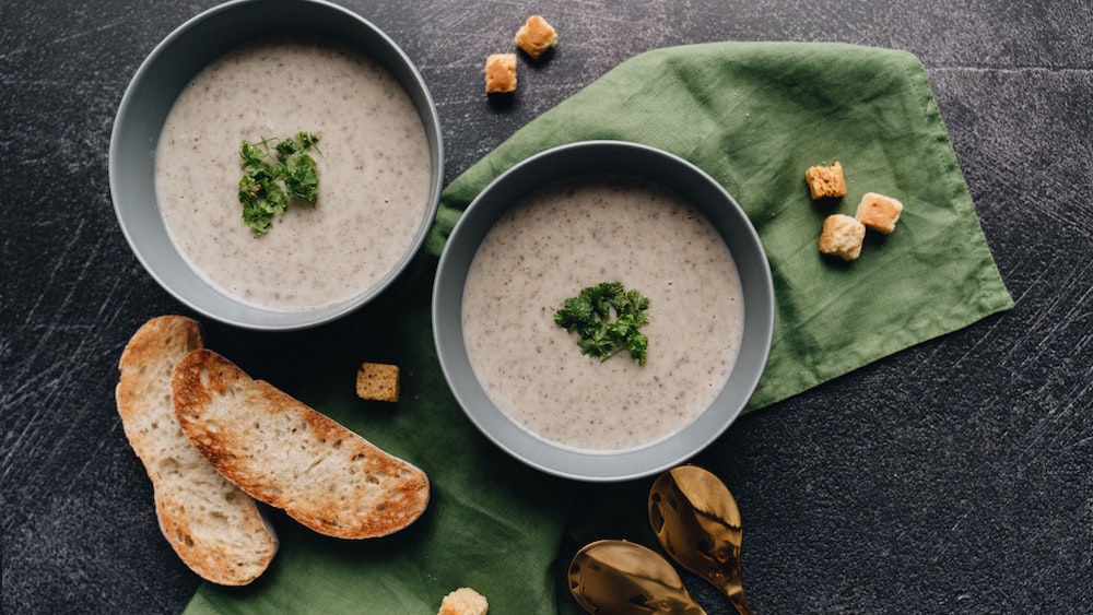 Velouté aux champignons