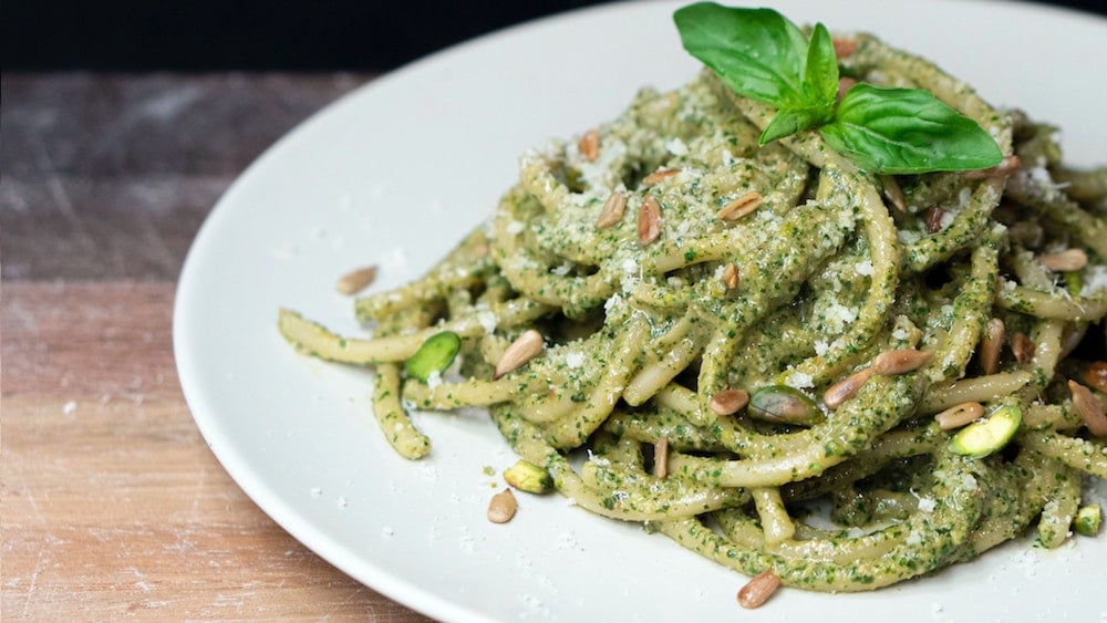 Pâtes au pesto de pistache