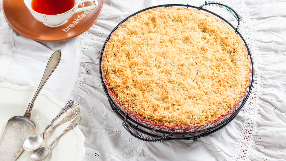 Crumble poire poulet