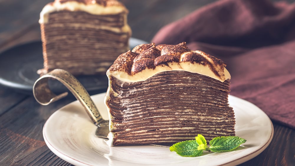 Gâteau de crêpes façon tiramisu