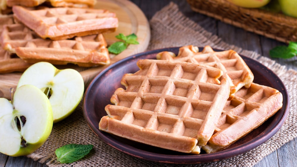 Gaufre aux pommes