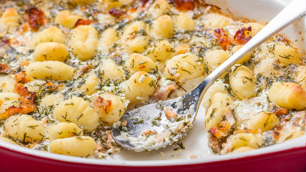 Gnocchi au saumon et à la crème citronnée