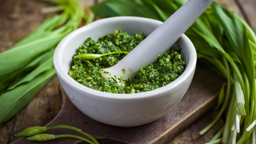 Pesto à l'ail des ours