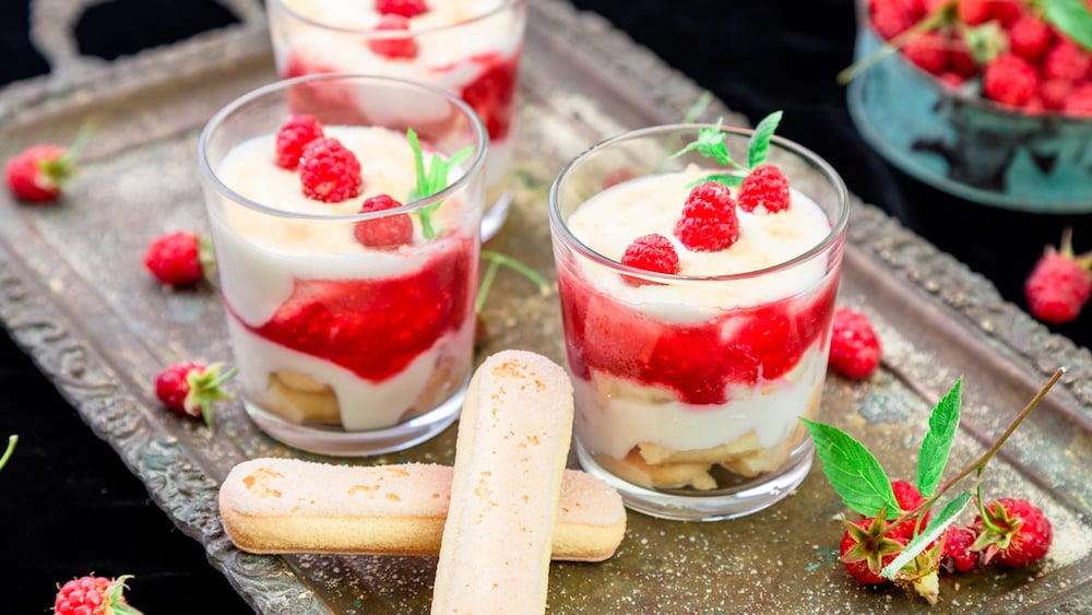 Tiramisu framboises