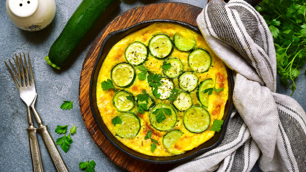 Frittata de courgettes