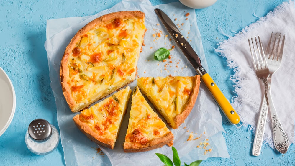 Quiche au crabe