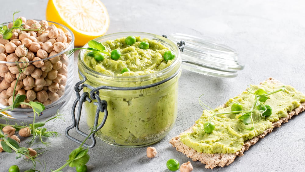 Houmous de petits pois