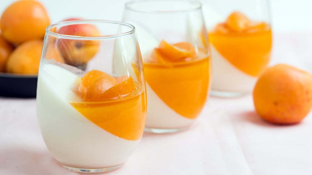 Panna cotta aux abricots