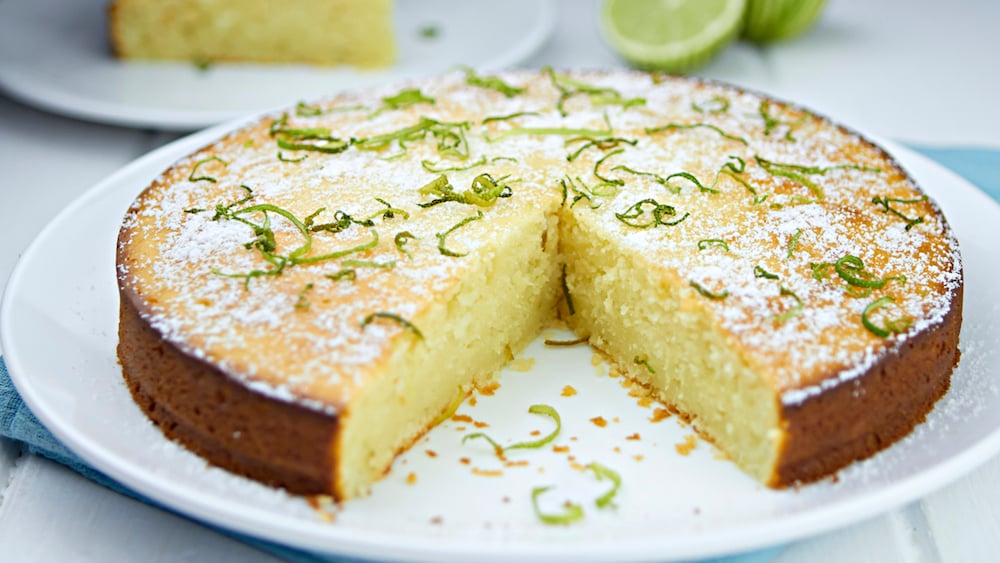 Gâteau moelleux au citron vert