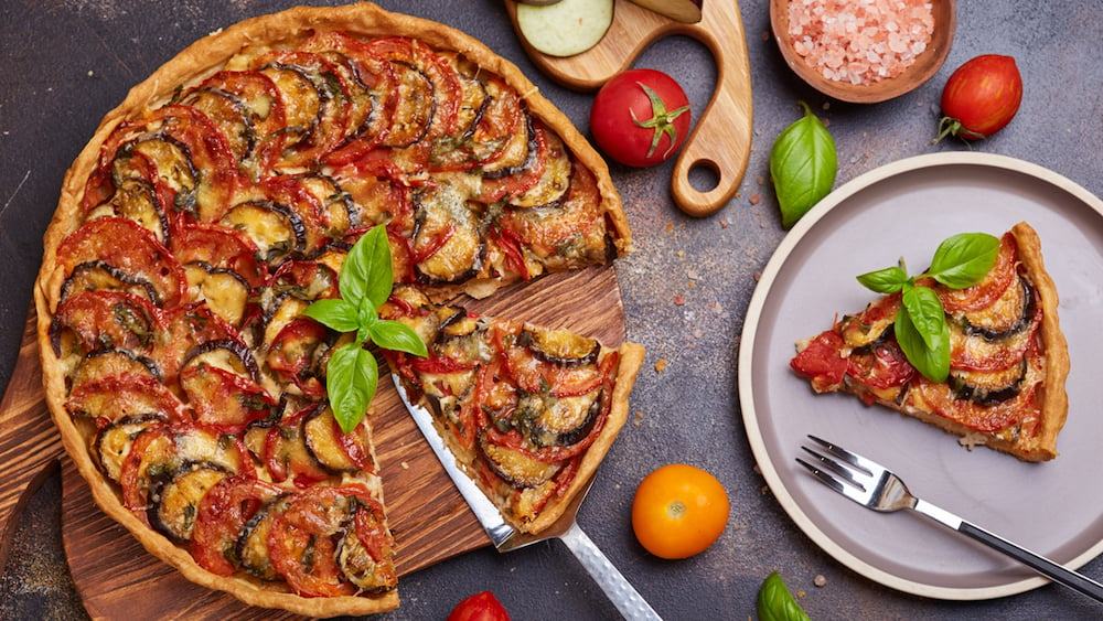 Tarte à la ratatouille