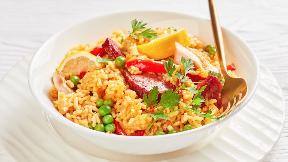 Riz façon paella