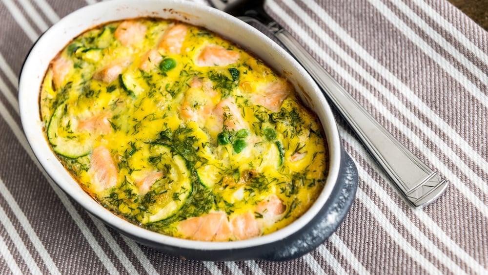 Le clafoutis aux courgettes et au saumon, le plat gourmand parfait pour cet été !