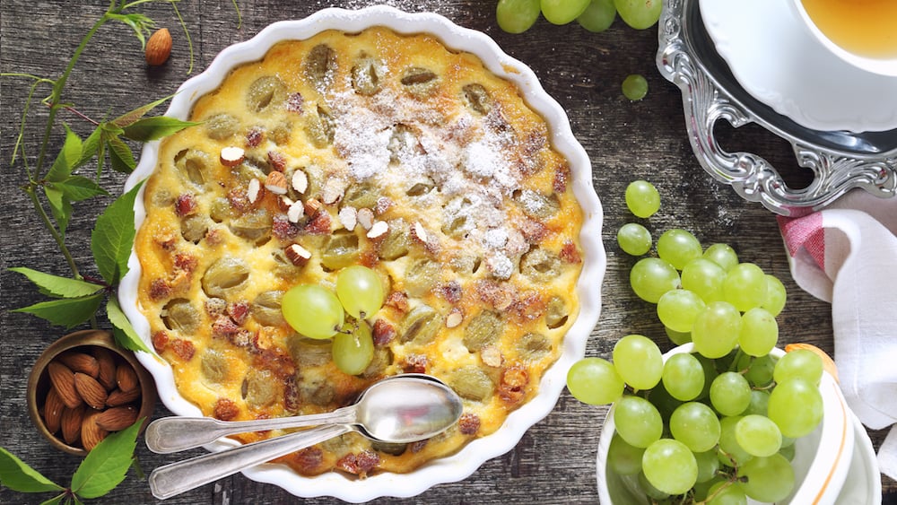 Clafoutis aux raisins