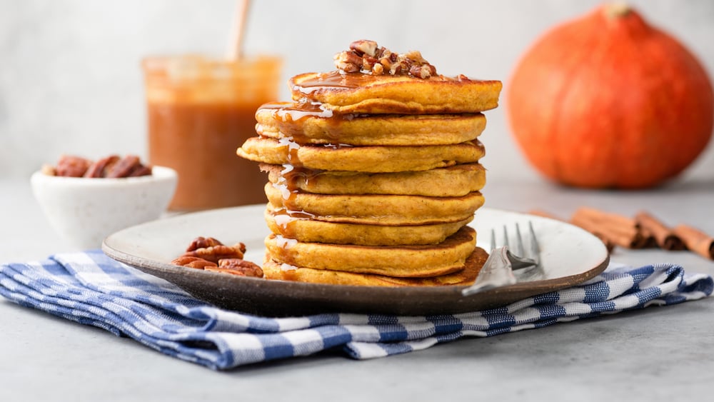 Pancakes à la citrouille (pumpkin pancakes)