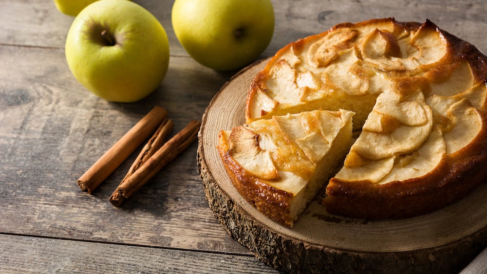 Gâteau 5 4 3 2 1 aux pommes