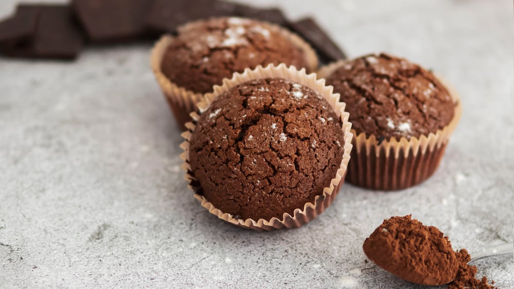 Muffins healthy au chocolat