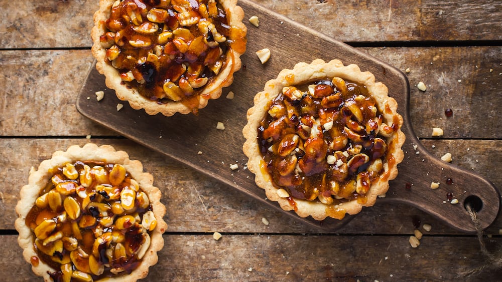 Tartelettes aux noix et au caramel