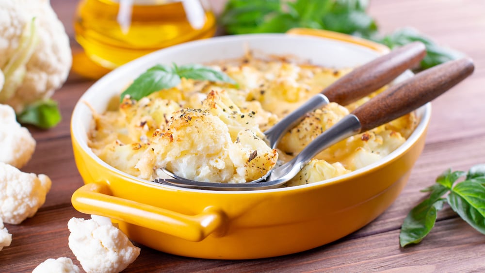 Gratin de chou-fleur à la béchamel