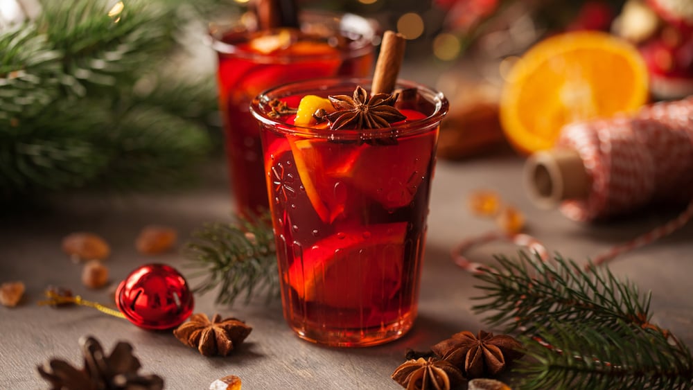 Sangria aux épices de Noël