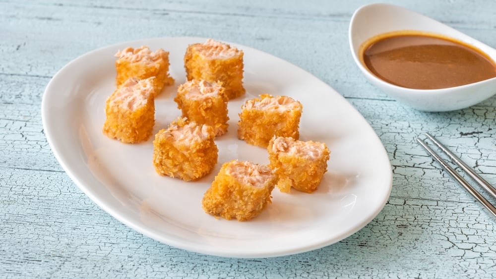 Nuggets de saumon mariné