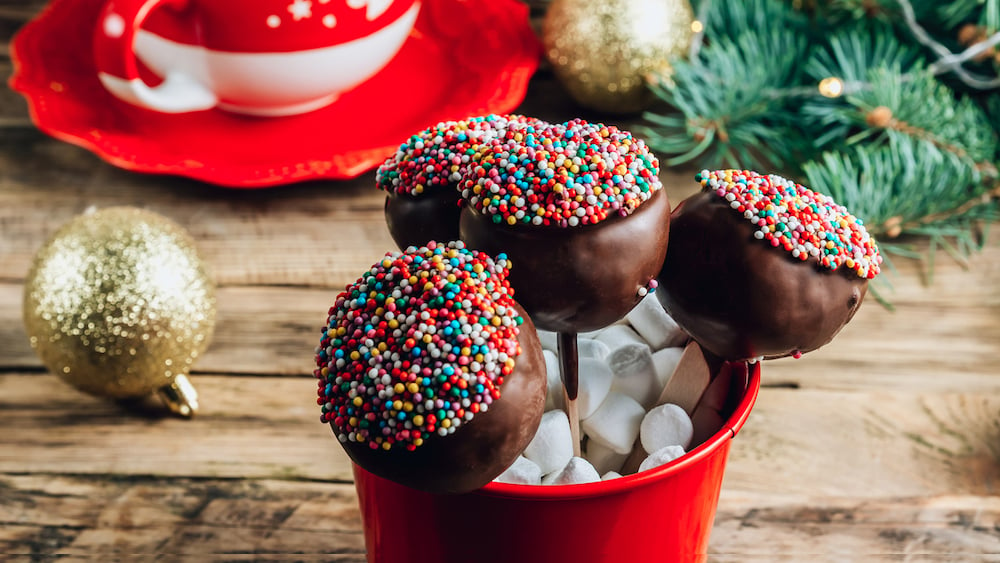 Pop cakes de Noël