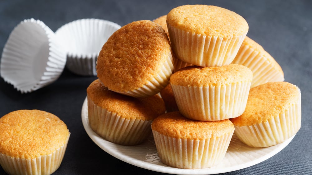 Muffins moelleux au yaourt et à la vanille