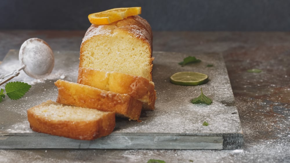 Cake citron noisettes