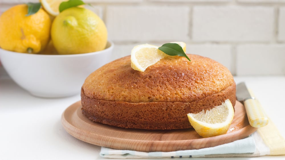 Gâteau fondant au citron et à la noix de coco