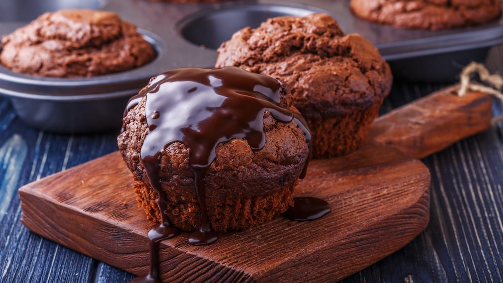 Muffins au chocolat deux ingrédients