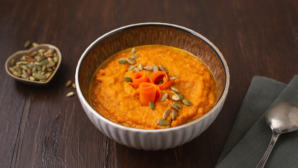 Purée de carottes à l'orange