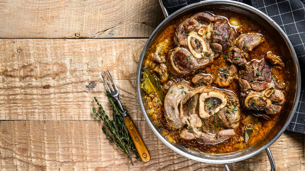 Osso buco à la milanaise traditionnel