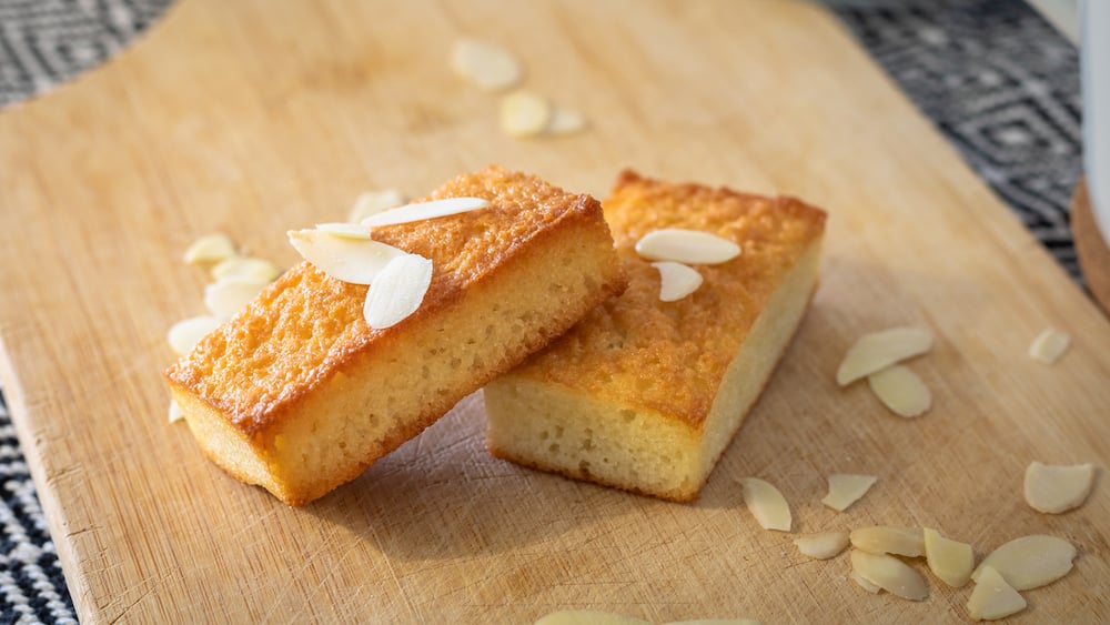 Financiers aux amandes et au citron