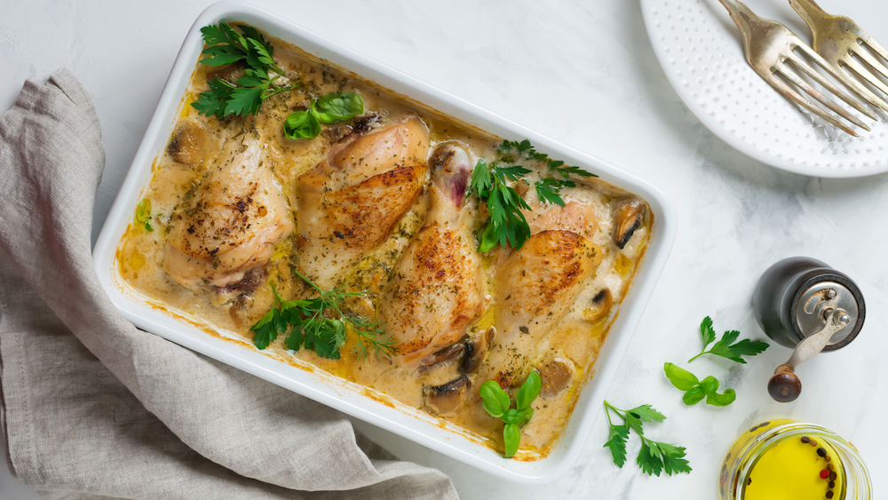 Poulet à la moutarde