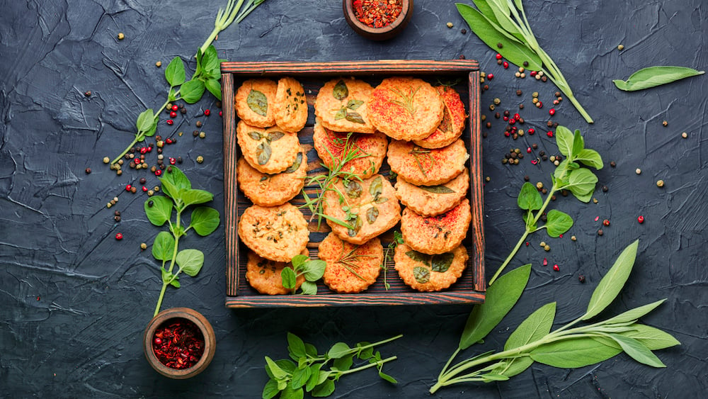 Biscuits salés aux tomates séchées et chorizo