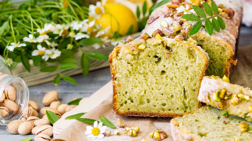 Cake moelleux à la pistache