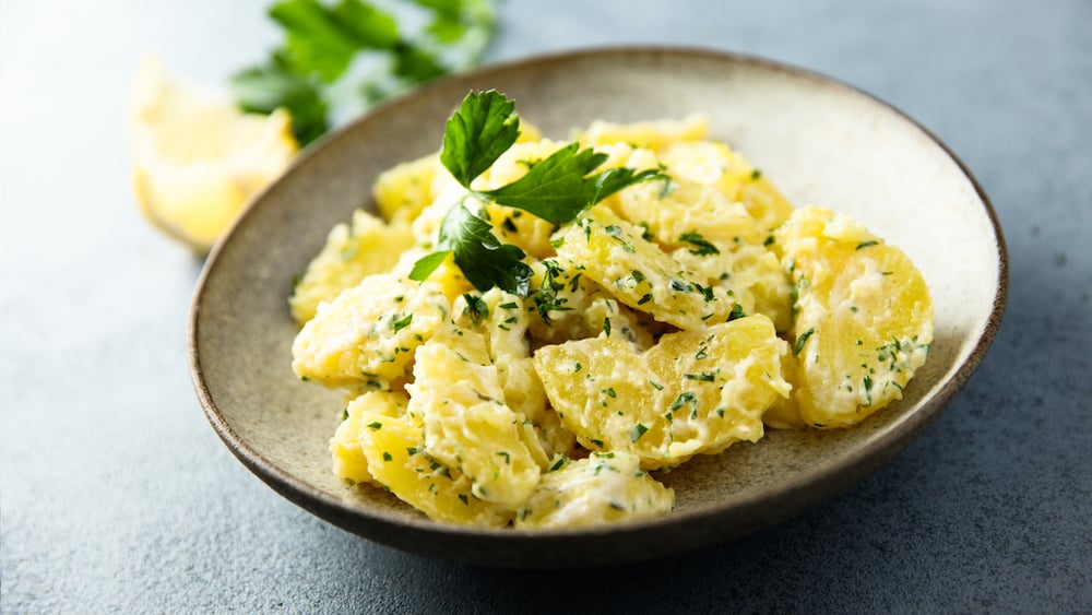 Salade de pommes de terre aux herbes