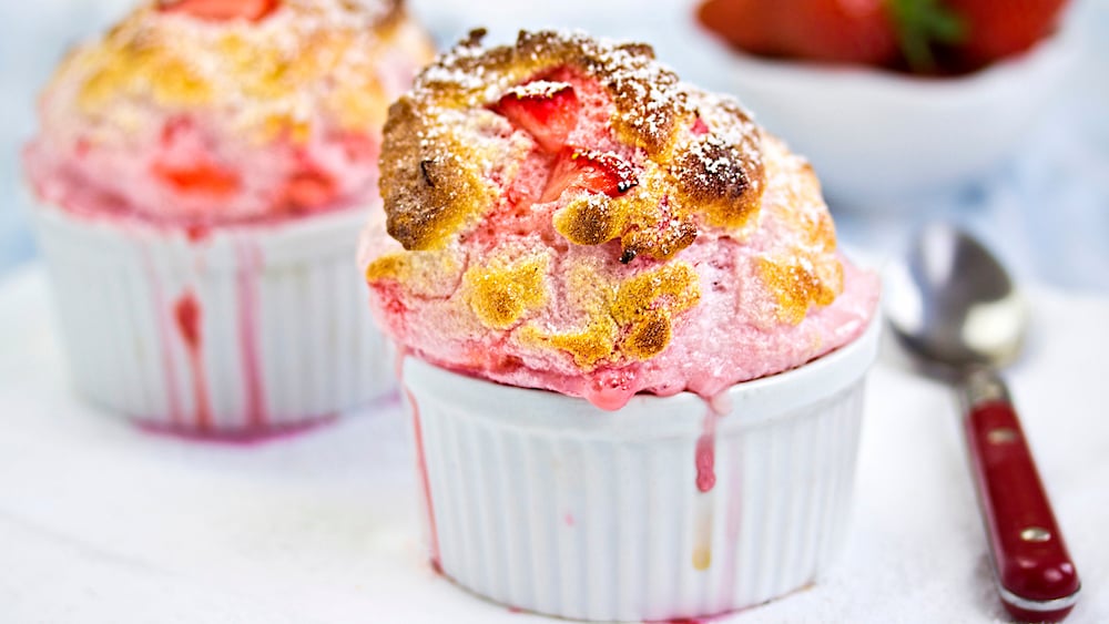 Soufflé à la fraise