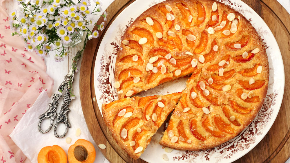 Tarte aux abricots et à la crème d'amandes