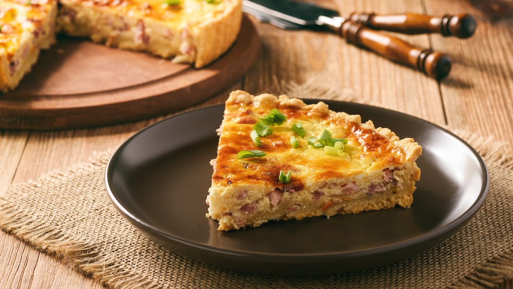 Recette - Quiche sans pâte jambon & fromage en vidéo 