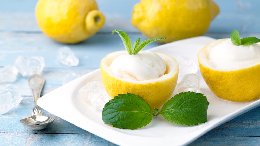 Sorbet au citron sans sorbetière facile et rapide