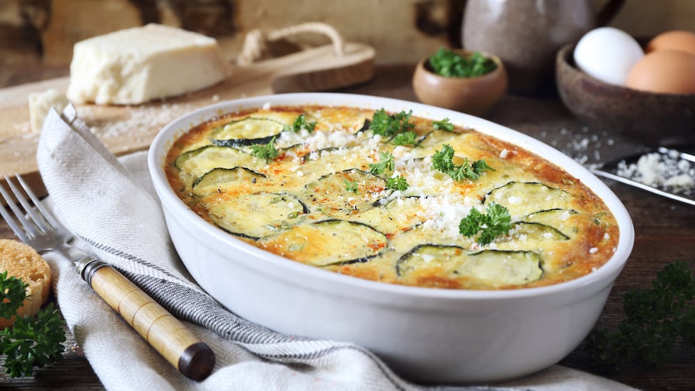 Gratin léger et pas cher aux courgettes