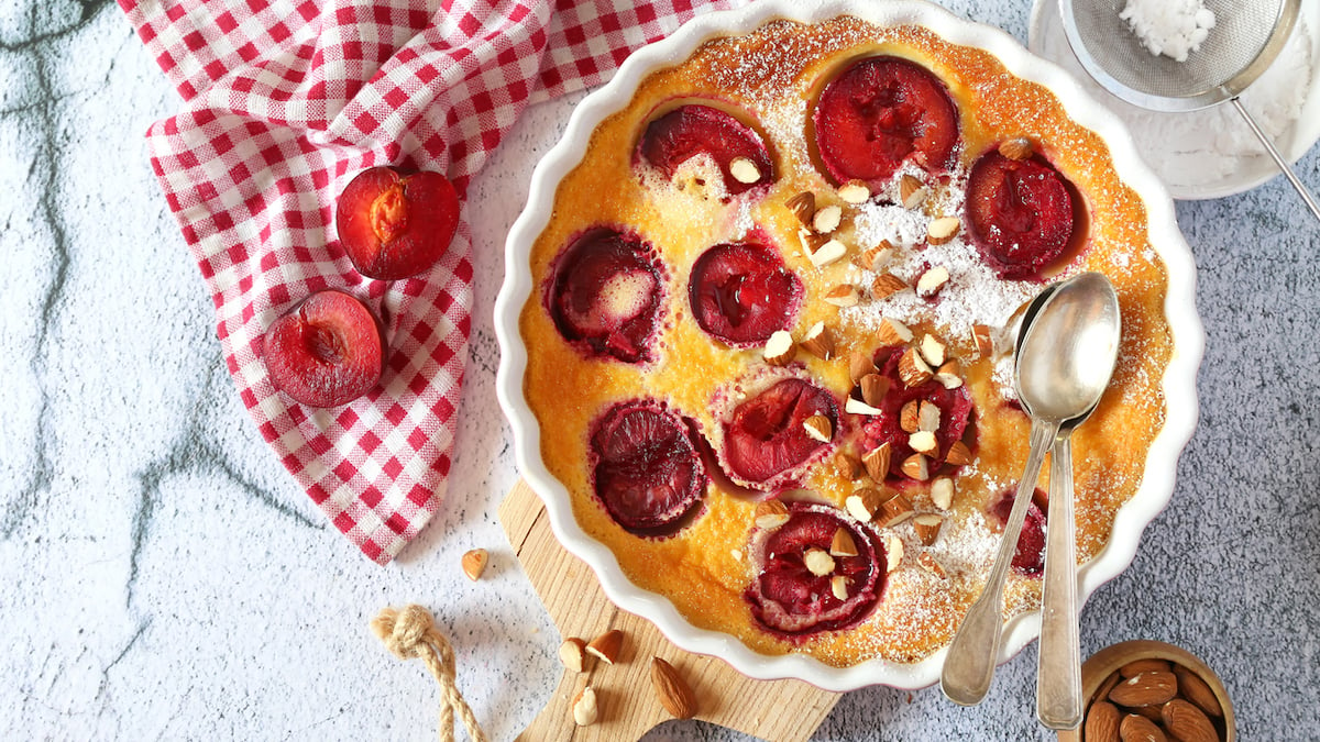 Clafoutis aux prunes