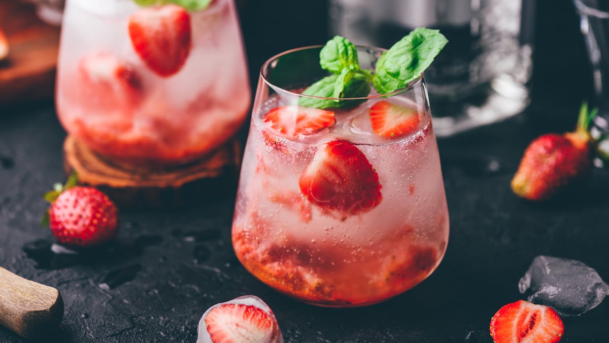 Spritz à la fraise