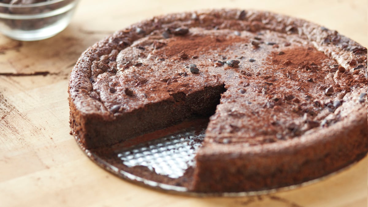 Gâteau léger au chocolat et fromage blanc