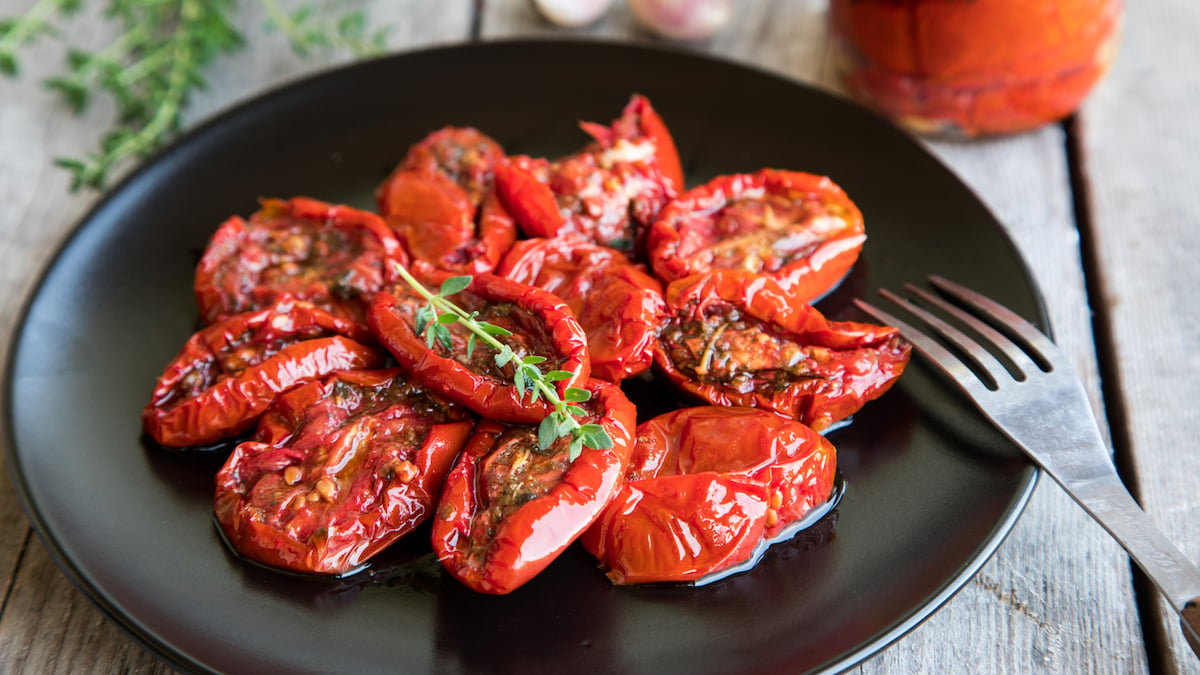 Tomates confites maison